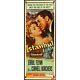 ISTANBUL (1957) Orig. Insert Movie Poster 14x36 Errol Flynn & Cornell Borchers