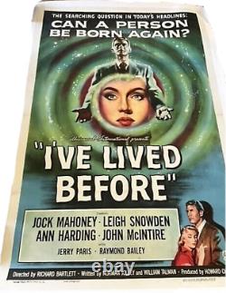 I've Lived Before 41 x 27 Movie Poster-1956-Very Good/Exc