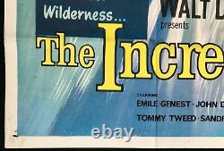 Incredible Journey ORIGINAL Quad Movie Poster Walt Disney 1963