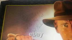 Indiana Jones signed movie poster Steven Spielberg Dial of Destiny Harrison Ford