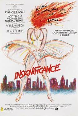 Insignificance 1985 British One Sheet Poster