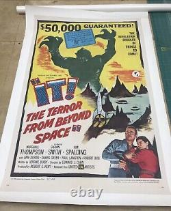 It! The Terror From Beyond Space ('58) Linen Mounted Original 1-Sheet