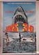 JAWS 3-D OG Movie Poster -Cardboard Heavy- 1983 Near Mint Condition From Vault