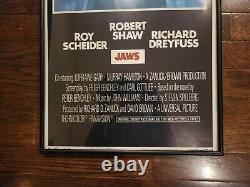 JAWS Original 1975 Rolled Insert Movie Poster (14x36) NM Spielberg