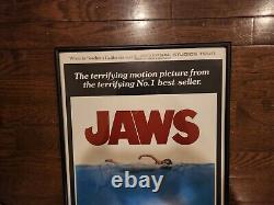 JAWS Original 1975 Rolled Insert Movie Poster (14x36) NM Spielberg