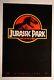JURASSIC PARK ADV-RED ORIG. MOVIE POSTER 39 3/4 x 26 3/4 rolled Double-Sided