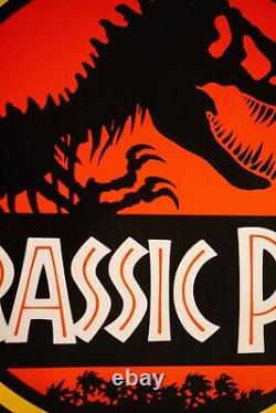 JURASSIC PARK ADV-RED ORIG. MOVIE POSTER 39 3/4 x 26 3/4 rolled Double-Sided