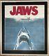 Jaws 1975 Ultra Rare Original U. S. 7-sheet Movie Poster Linen Backed