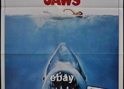 Jaws R1979 ORIG 27X41 MOVIE POSTER ROY SCHEIDER ROBERT SHAW RICHARD DREYFUSS sp