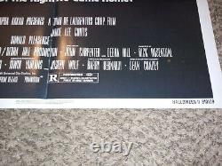 John Carpenter Halloween 2 Original movie poster one sheet Signed Michael Myers