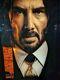 John Wick 4 Movie Mr. Wick In Paris Keanu Reeves Bus Stop Movie Poster