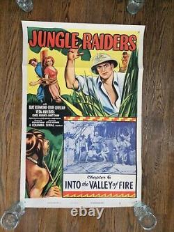 Jungle Raiders One Sheet Movie Poster- 1953- Chapter 6