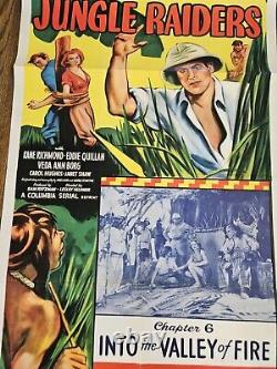 Jungle Raiders One Sheet Movie Poster- 1953- Chapter 6