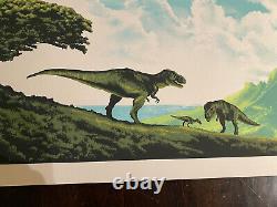 Jurassic Park Movie Poster World Art Print Mark Englert Dinosaurs mondo sdcc