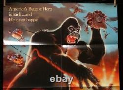 King Kong Lives? 1986 Original Theater Action Movie Poster Linda Hamilton