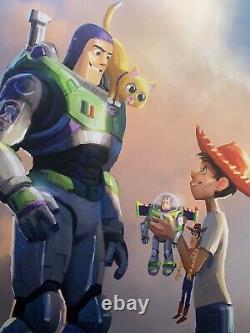 LIGHTYEAR 2022 Rare Movie Pixar Promo Poster BUZZ LIGHTYEAR, Tim Evatt Art