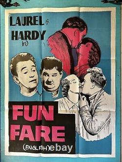 Laurel & Hardy 1940's International Original One Sheet Movie Poster 30x40