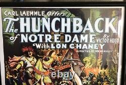Lithograph Of Original 1923 The Hunchback Of Notre Dame Movie Poster Lon Chaney