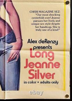 Long Jeanne Silver (1977) Original One Sheet Poster Fine Adult