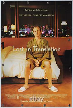 Lost in Translation 2003 Double Sided Original Movie Poster 27x40