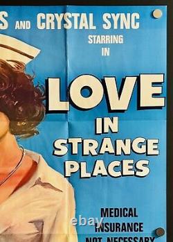 Love in Strange Places (1976) Original One Sheet Movie Poster Fine Adult