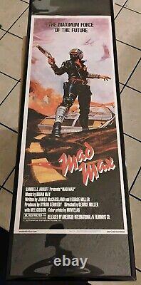 MAD MAX MOVIE POSTER original 11x28 Special Insert Size Great For Collection