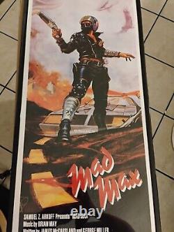 MAD MAX MOVIE POSTER original 11x28 Special Insert Size Great For Collection