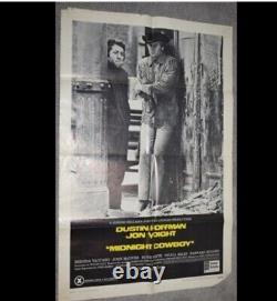 MIDNIGHT COWBOY CineMasterpieces 1SH ORIGINAL MOVIE POSTER 1969 RATED X