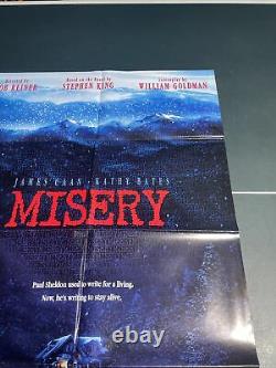 MISERY Original Movie Poster 1990 27x40 Stephen King