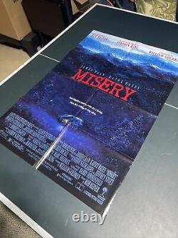 MISERY Original Movie Poster 1990 27x40 Stephen King