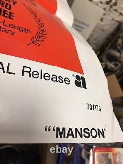 Manson Orig Movie Poster 1973 Charles Manson Ultra Rare