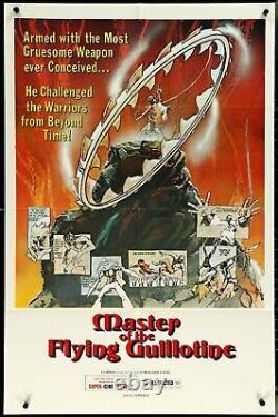 Master of the Flying Guillotine (1976) Original Movie Poster Folded 27x41