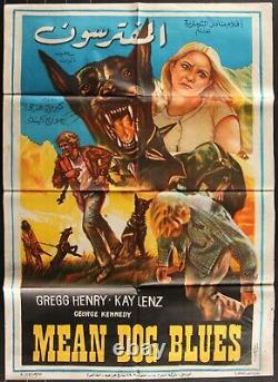 Mean Dog Blues (1978) Original Egyptian Movie Poster 27 1/2x39