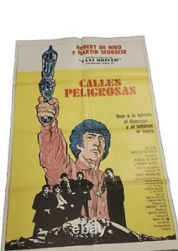 Mean Streets Movie Poster Argentina Original Scorsese De Niro Keitel 1973
