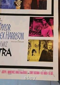 Movie Poster Cleopatra 1963 27x41 Elizabeth Taylor Richard Burton