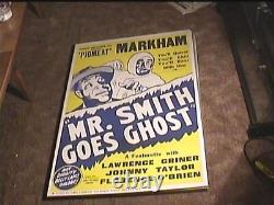 Mr Smith Goes Ghost 1940 Orig Movie Poster Pigmeat Markham