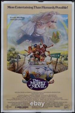 Muppet Movie 1979 ORIG 27X41 ROLLED GWTW-STYLE MOVIE POSTER JIM HENSON FRANK OZ