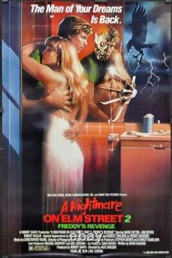 Nightmare On Elm Street 2 FREDDY'S REVENGE 1985 ORIG 27X41 ROLLED MOVIE POSTER
