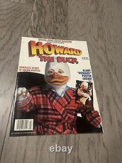 Official Movie Poster Magazine 1986 Howard The Duck Free Shipping