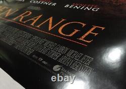 Open Range 27 x 40 Original Signed Movie Poster Costner Duvall COA Double Sided