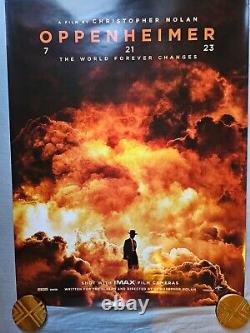 Oppenheimer Original Movie Poster 27x40 DS Christopher Nolan