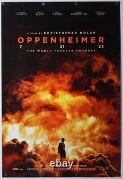 Oppenheimer original DS movie poster US Adv A D/S 27x40 Christopher Nolan MINT