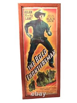 Original 1948 Movie Poster Allan Lane RED RYDER THE BOLD FRONTIERSMAN Framed