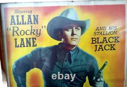 Original 1948 Movie Poster Allan Lane RED RYDER THE BOLD FRONTIERSMAN Framed