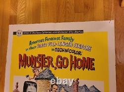 Original 1966 Munster, Go Home Movie Poster One Sheet large And Great Shape