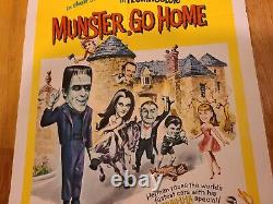 Original 1966 Munster, Go Home Movie Poster One Sheet large And Great Shape