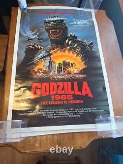 Original 1985 Godzilla Movie Poster