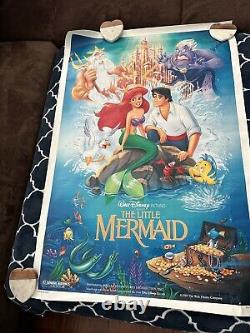 Original 1989 LITTLE MERMAID Special Movie Poster, ROLLED, #21917 41 X27