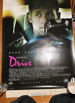 Original 2011 Drive movie poster 27x40 double sided