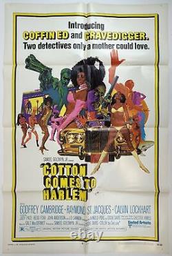 Original Cotton Comes To Harlem Movie Poster / 1970